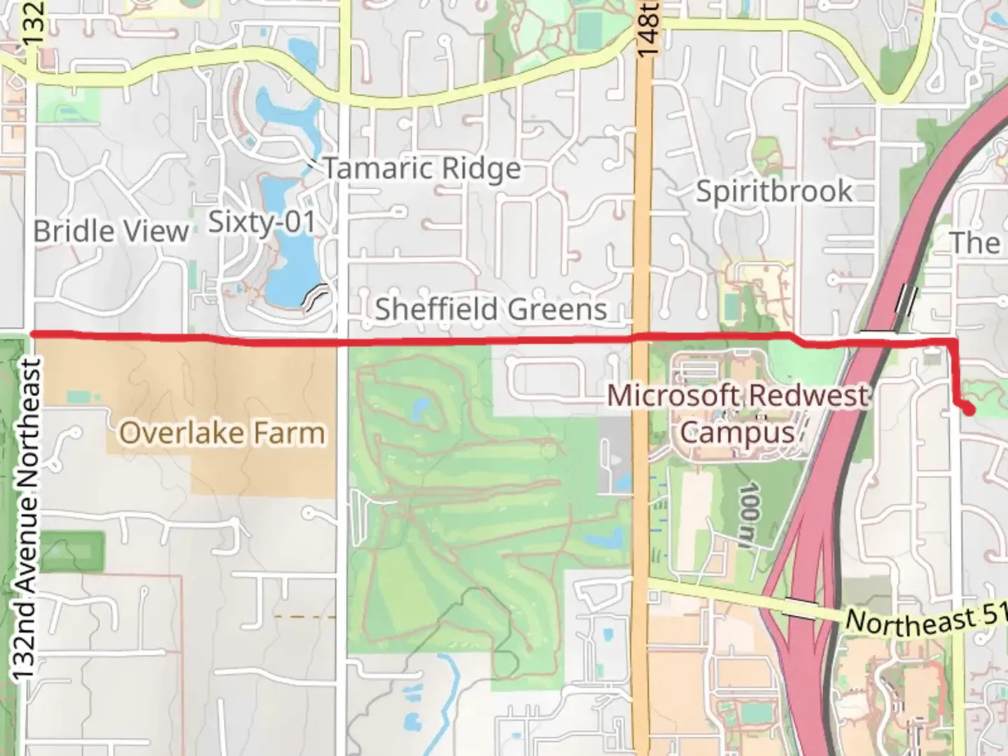 An image depicting the trail Bridle Crest Trail and its surrounding area.