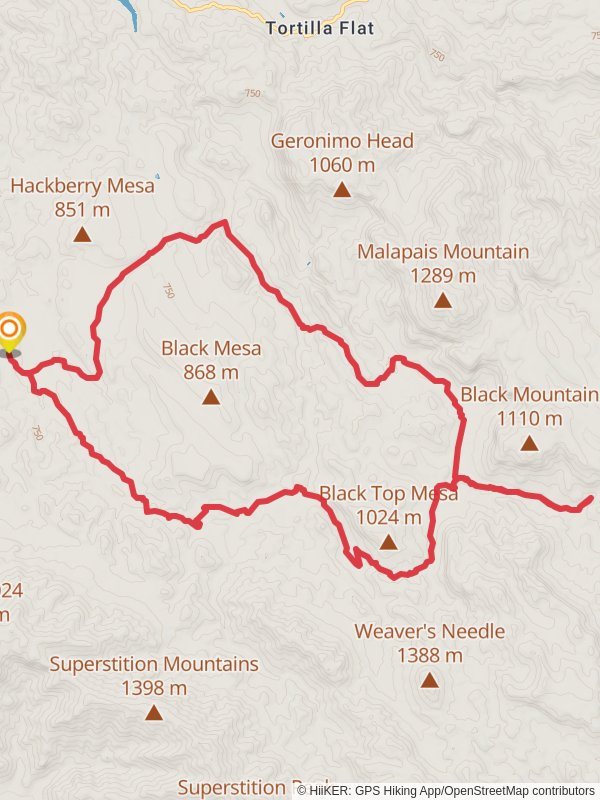 Dutchman, Charlebois Spring and Cavalry Loop Trail
