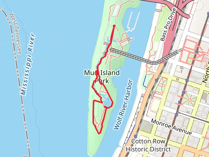 Mud Island Park Loop