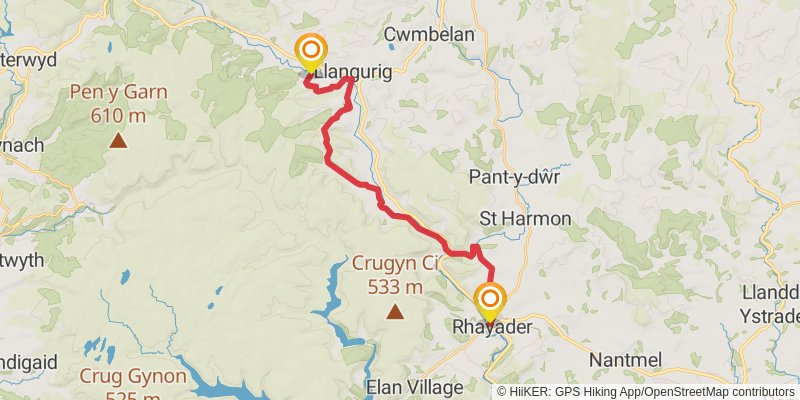 Wye Valley Walk stage 11 Map