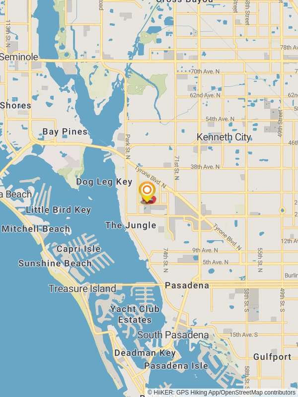 Jungle Lake Loop mobile static map
