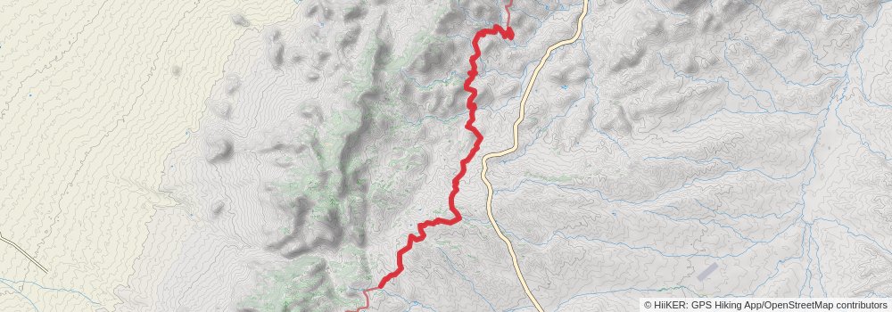 Arizona Trail stage 9 Map