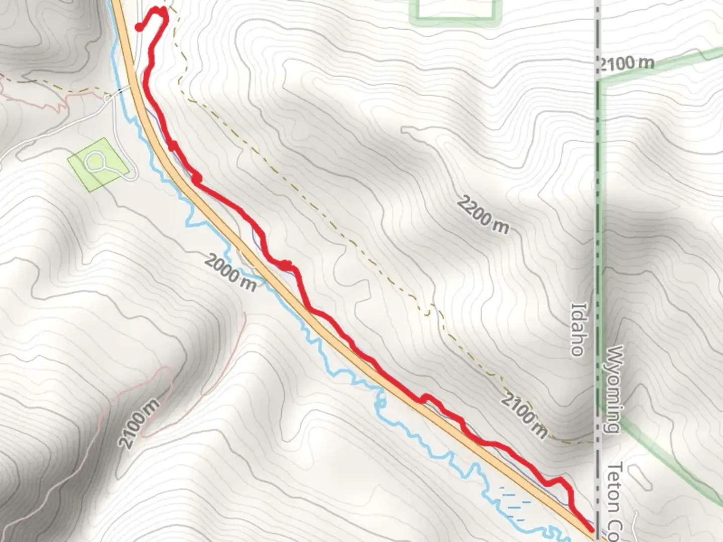 An image depicting the trail Rush Hour Walk and its surrounding area.