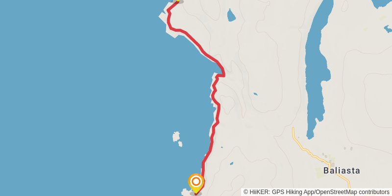 Coastal Walk of Shetland - South Mainland stage 2 Map