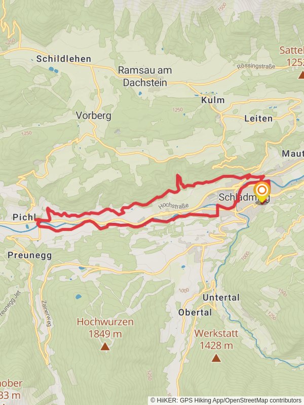 Tauern Panorama Trail mobile static map