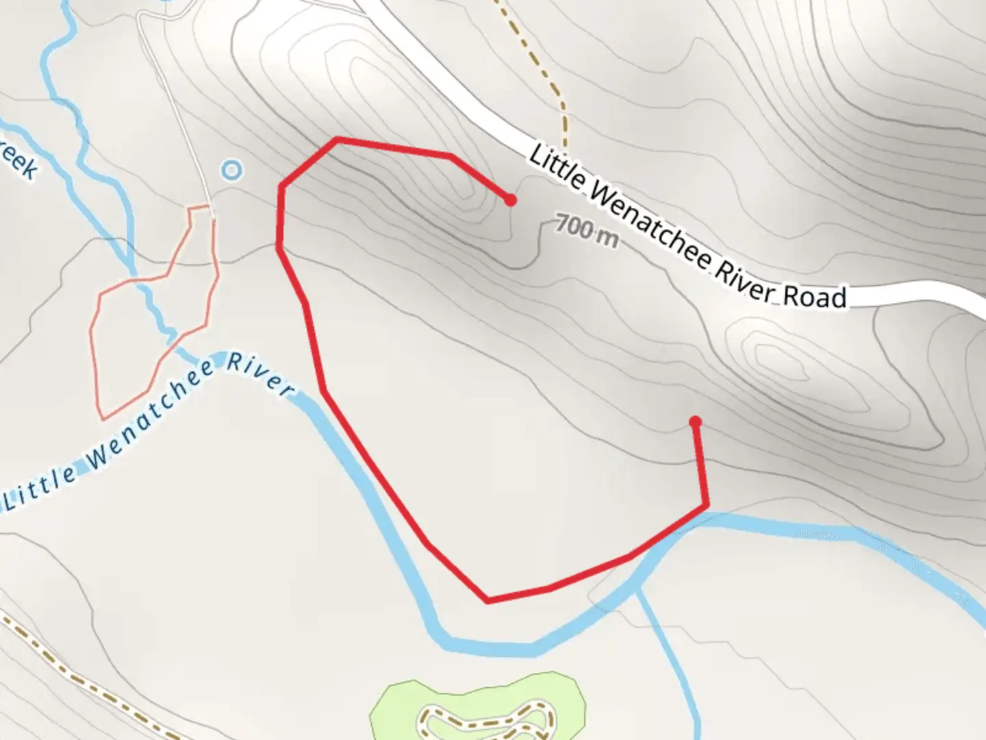 An image depicting the trail Big Tree Loop Trail and its surrounding area.