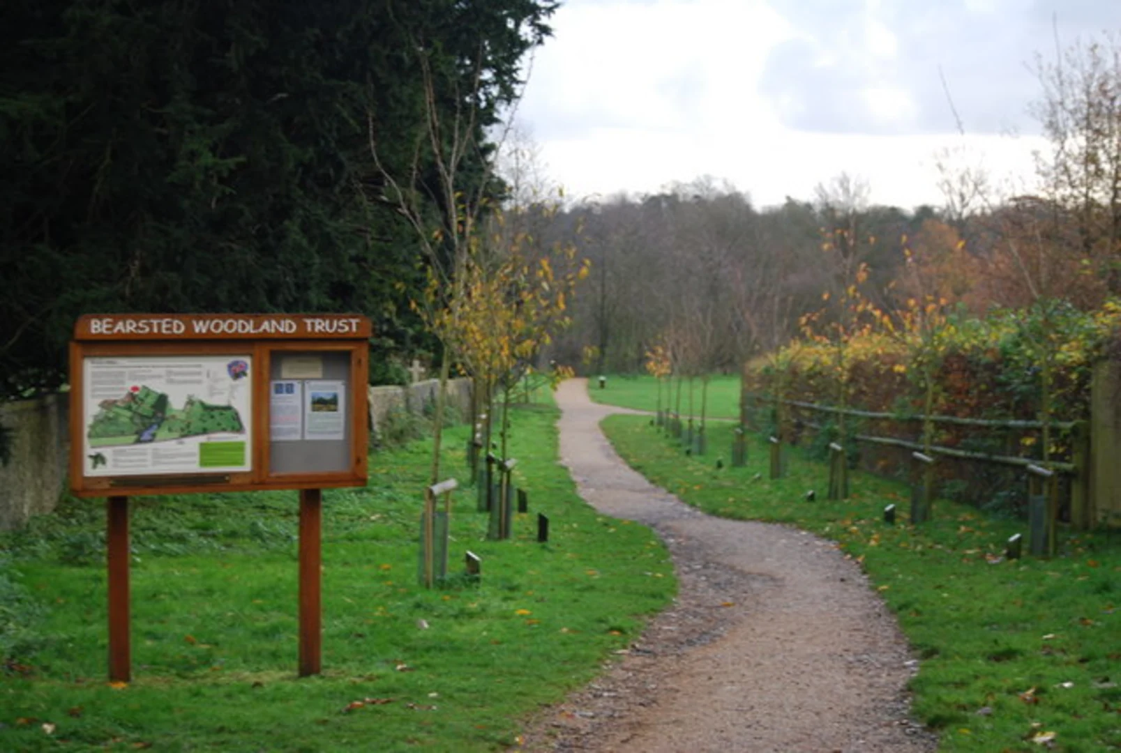 An image depicting the trail Bearsted and Whitehall Loop and its surrounding area.