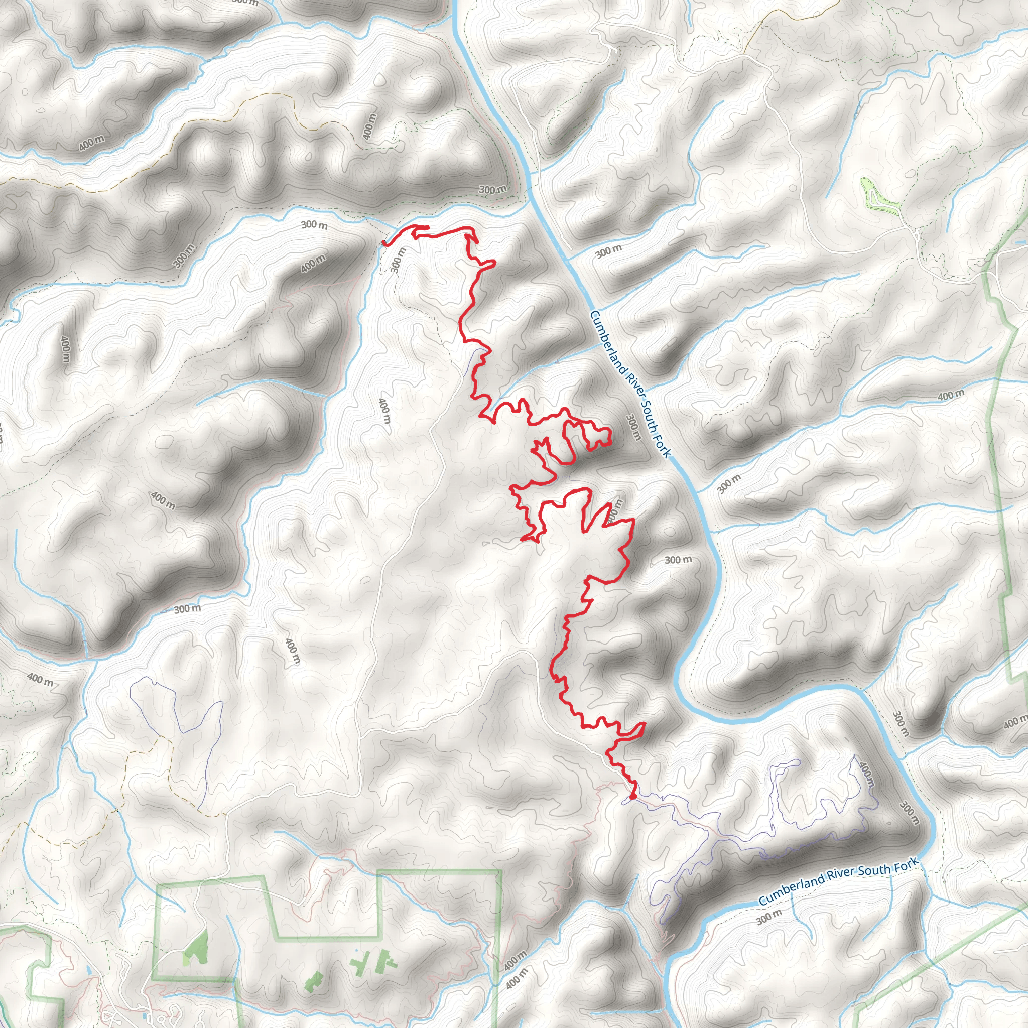 Laurel Fork via John Muir Trail mobile static map