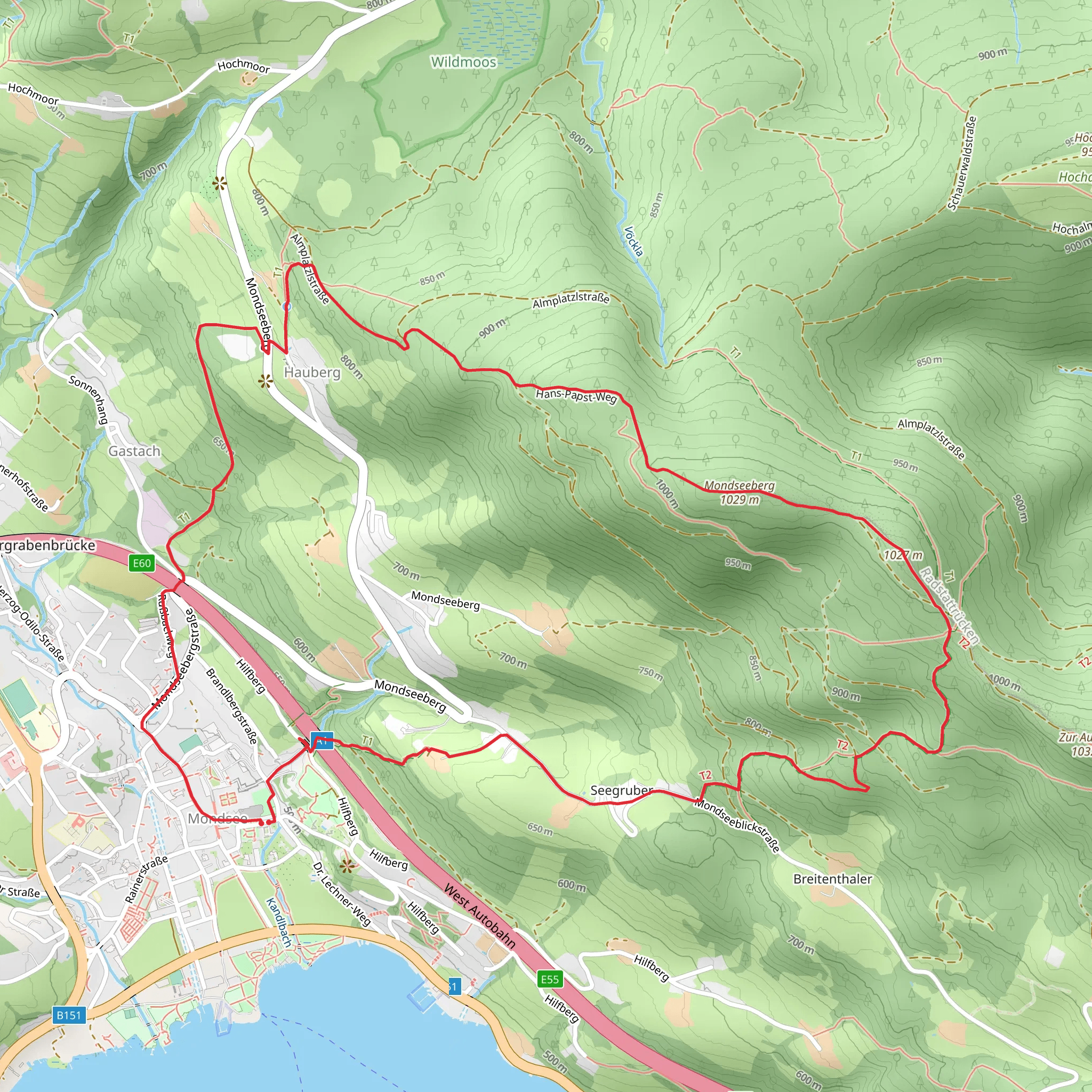 Hans Pabst Trail mobile static map