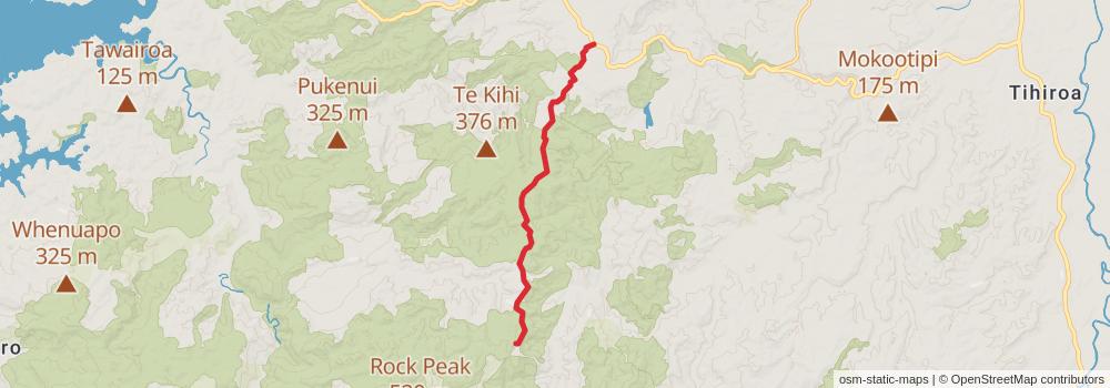 Te Araroa Trail stage 46 Map