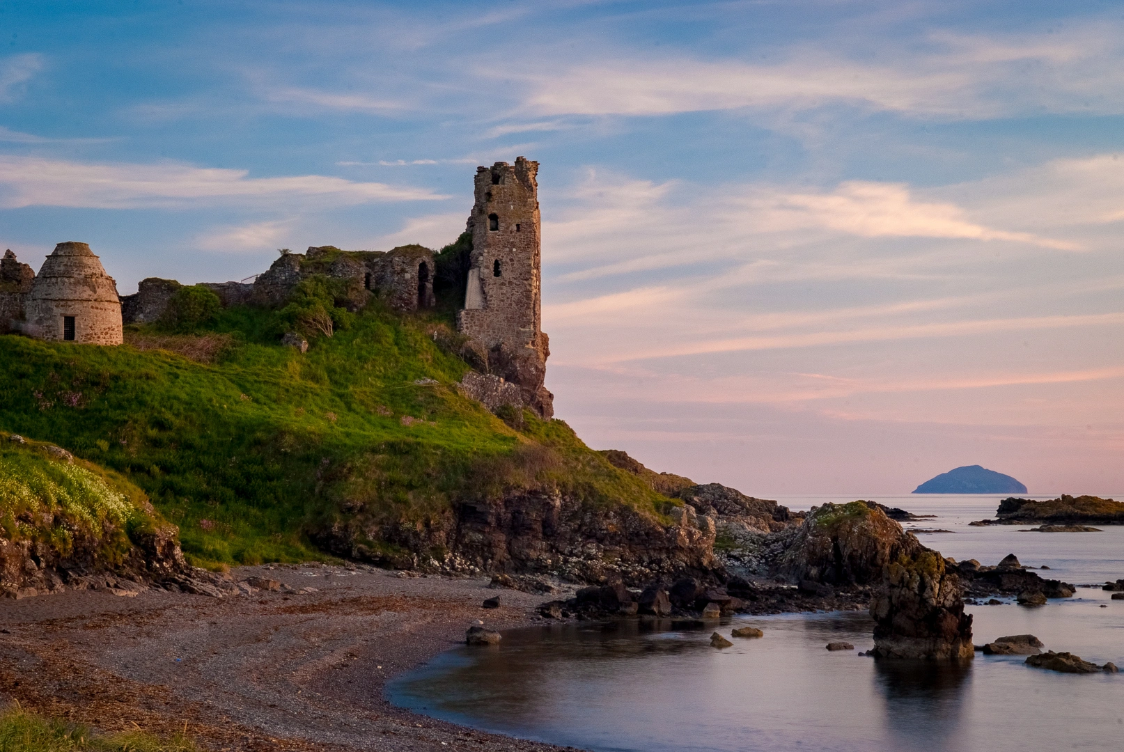An image depicting the trail Whithorn Way and its surrounding area.