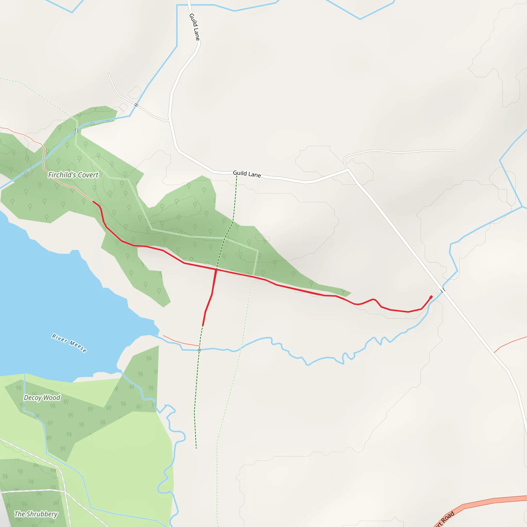 Firchild's Covert Walk mobile static map