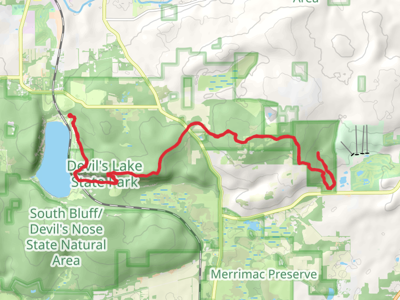 East Bluff and Sauk Point Trail