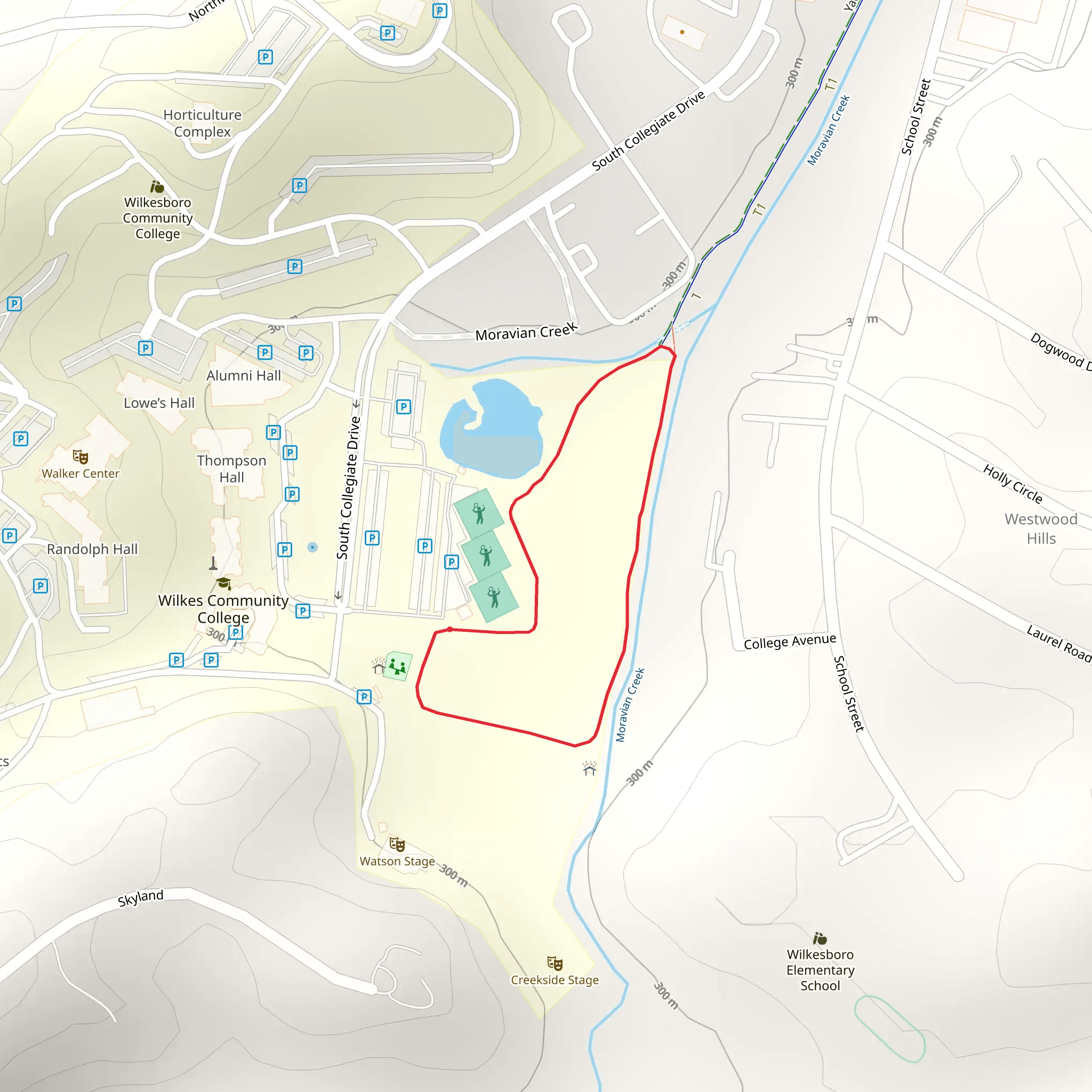 Moravian Creek Loop mobile static map