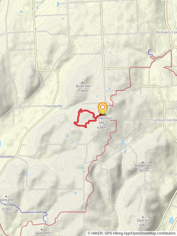 Connecticut Hill West Loop Trail