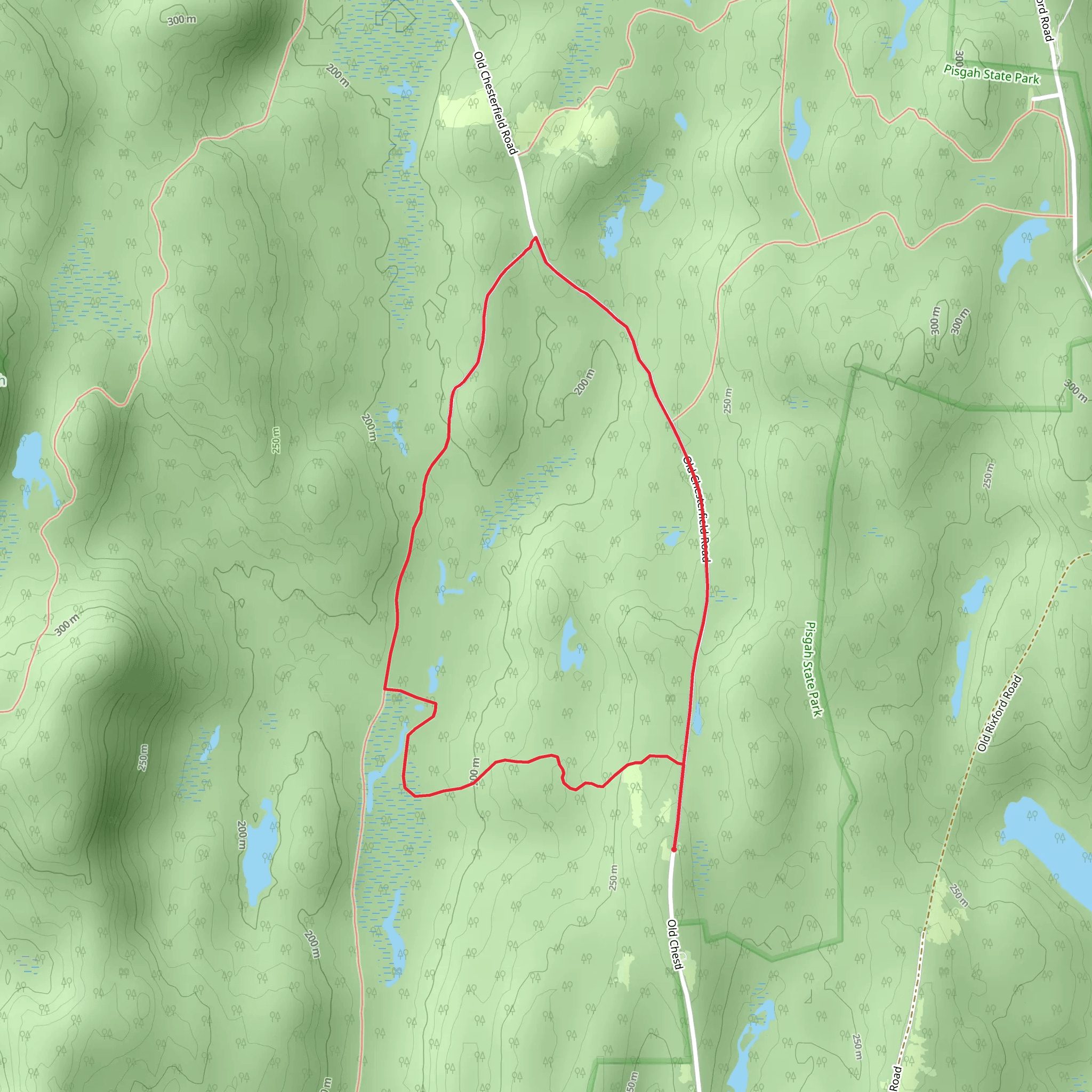 Doolittle Loop Trail mobile static map
