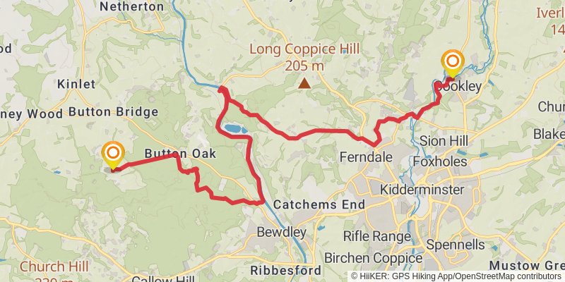 Elan Valley Way stage 2 Map