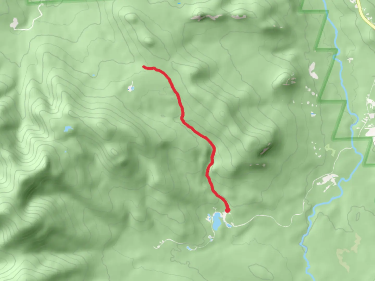 An image depicting the trail Mill Brook Trail and its surrounding area.