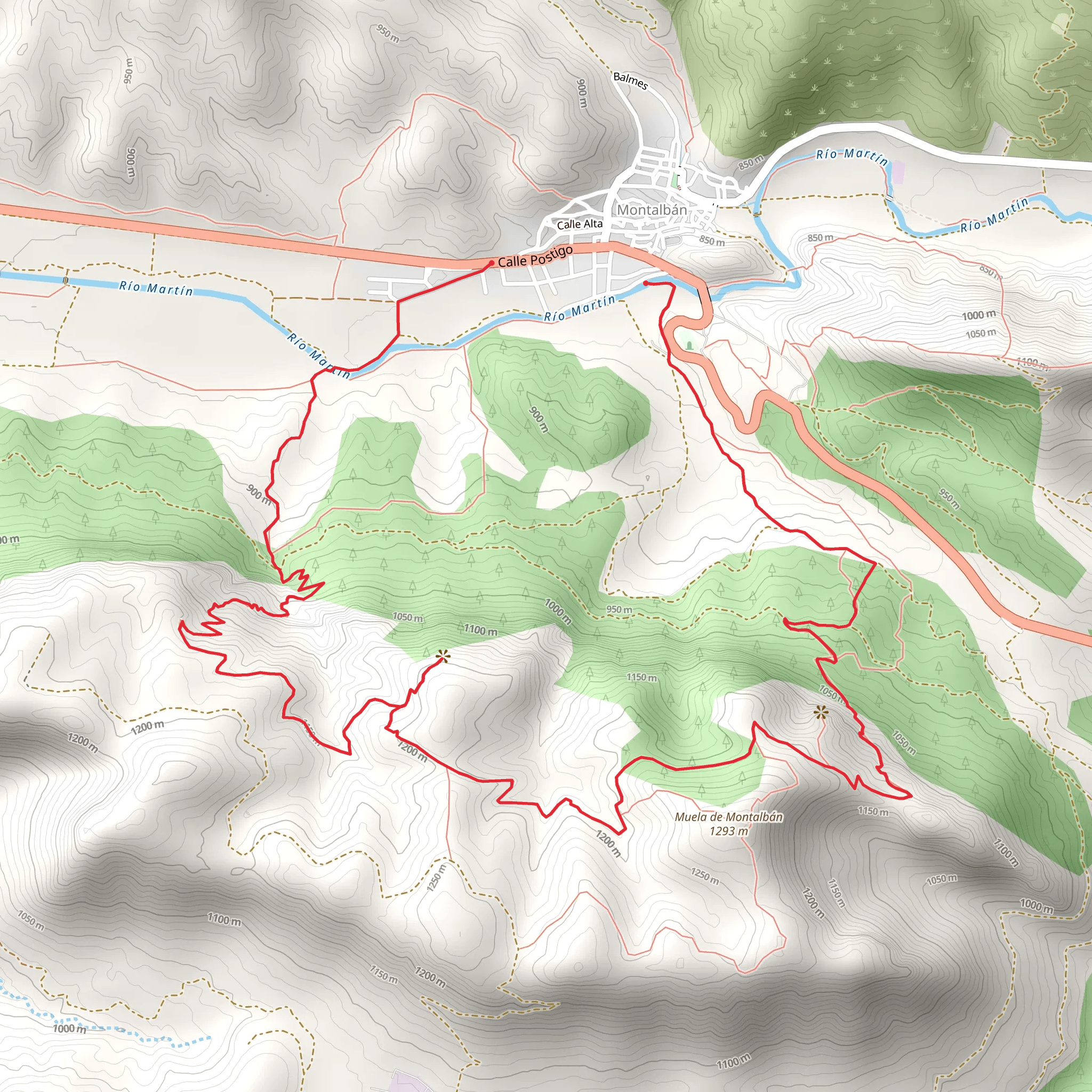 Montalban Mill Route PR TE 099a mobile static map
