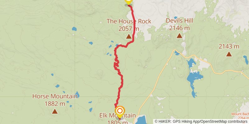Pacific Crest Trail - Mount Hood To Mount Mcgloughlin stage 15 Map