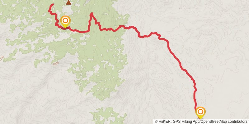 Manning Camp Trail stage 3 Map