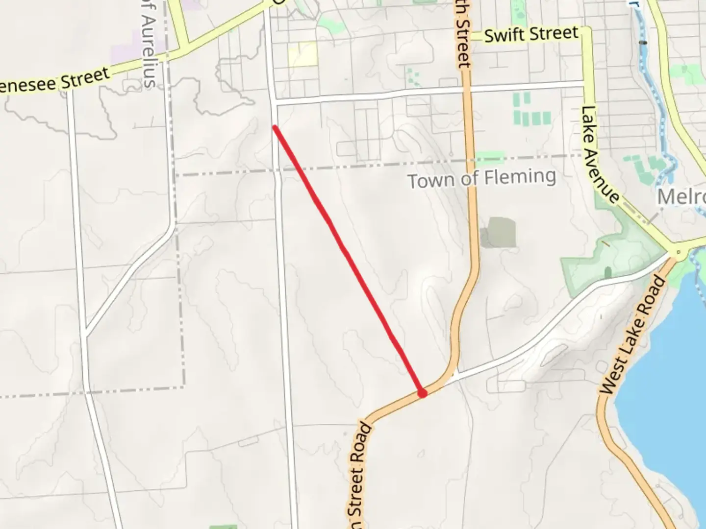 An image depicting the trail Auburn-Fleming Trail and its surrounding area.