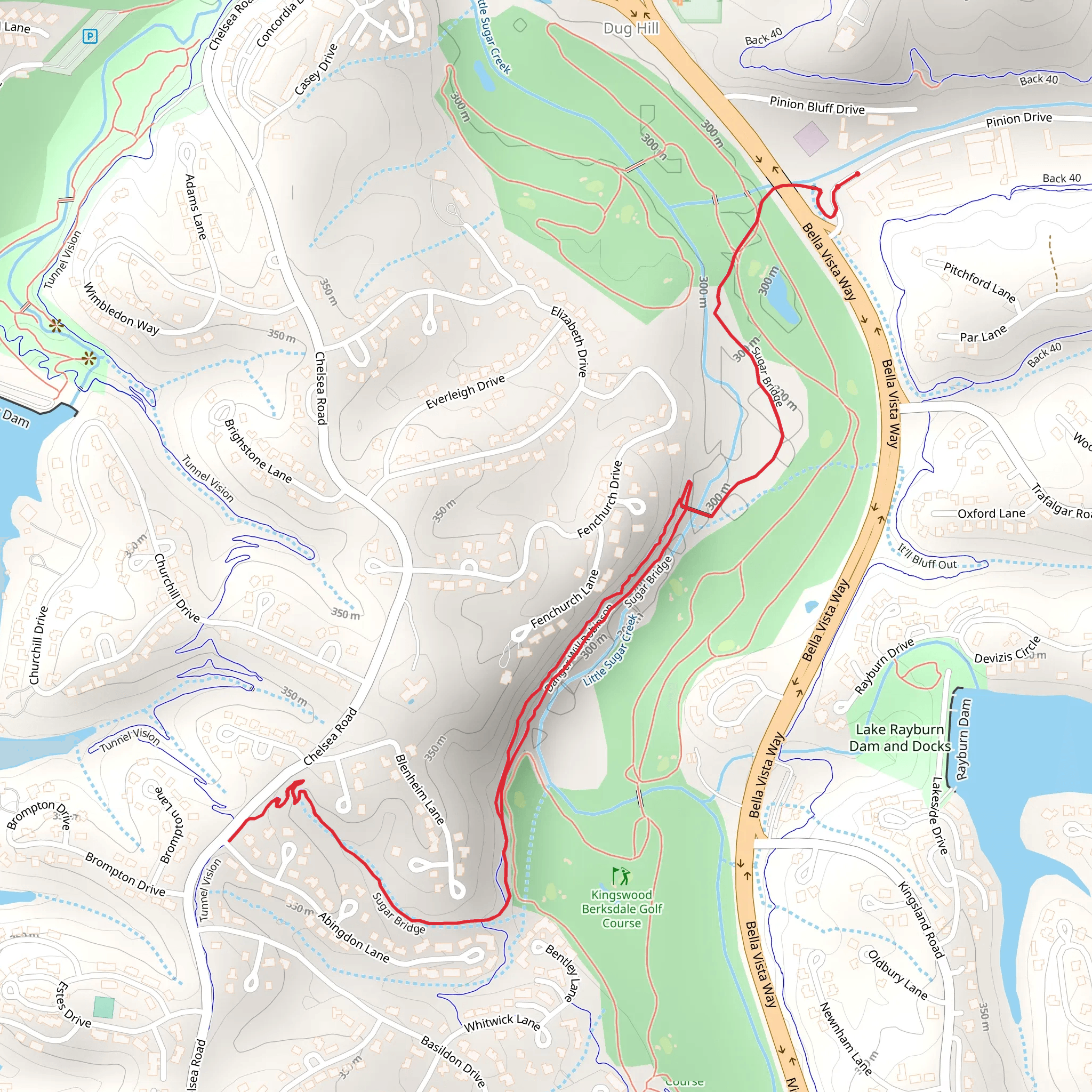 Sugar Bridge and Danger Will Robinson mobile static map