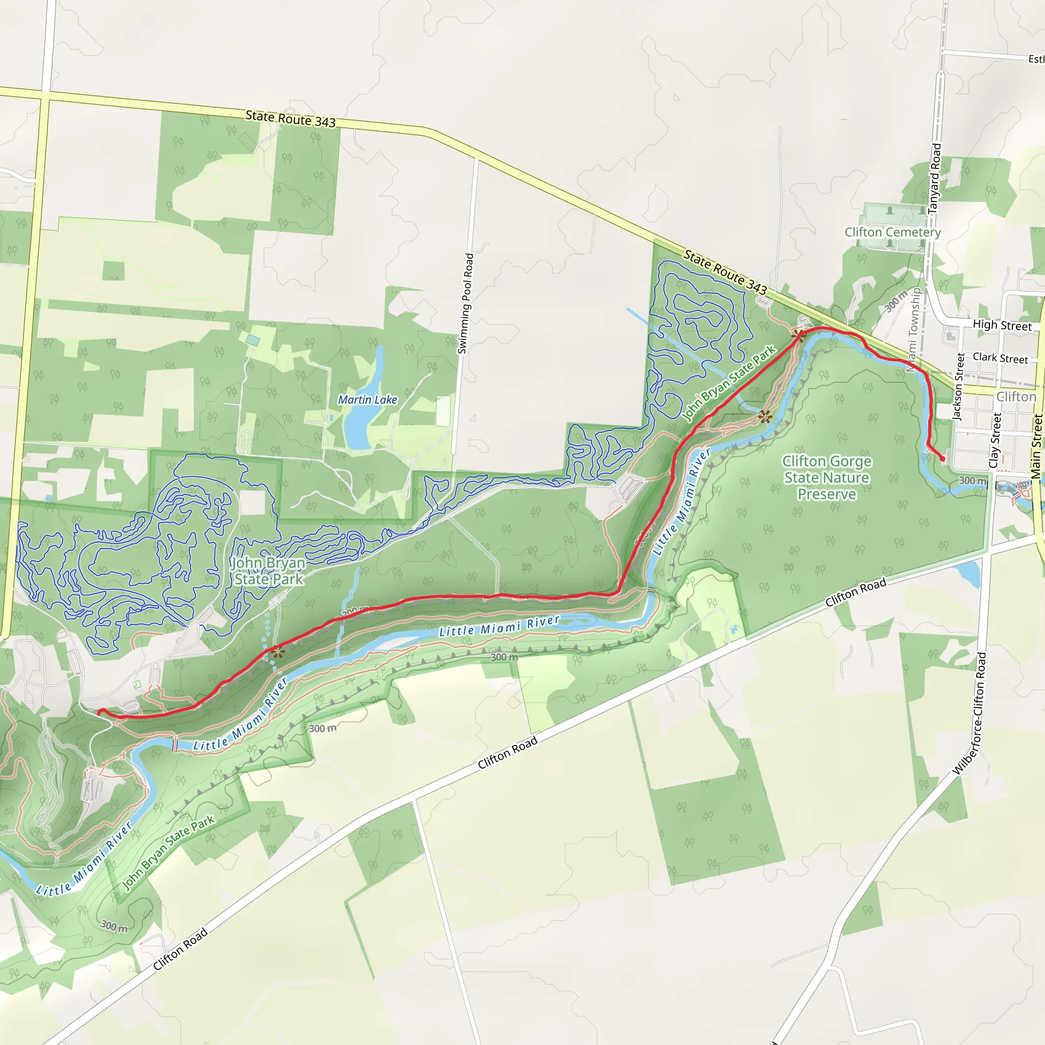 Orton Memorial Trail mobile static map
