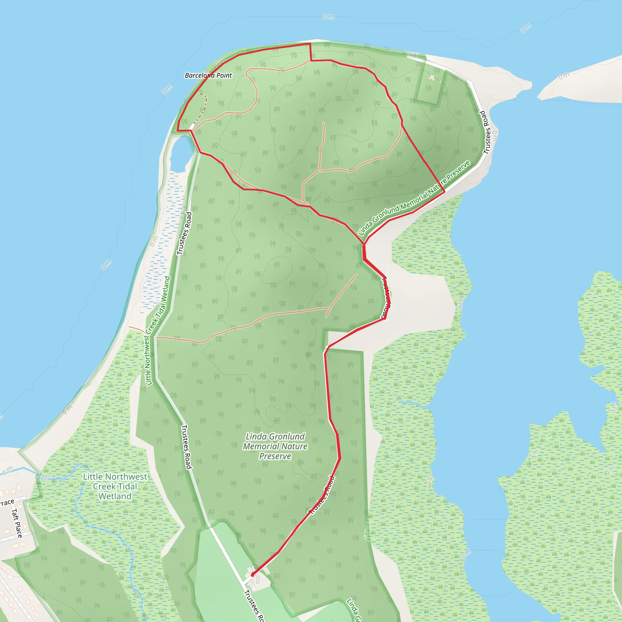 Barcelona Point Loop mobile static map