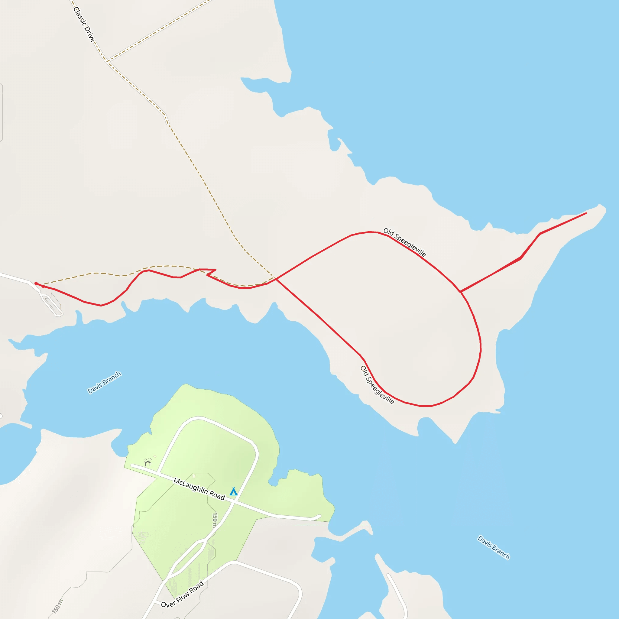 Lake Waco Walk mobile static map