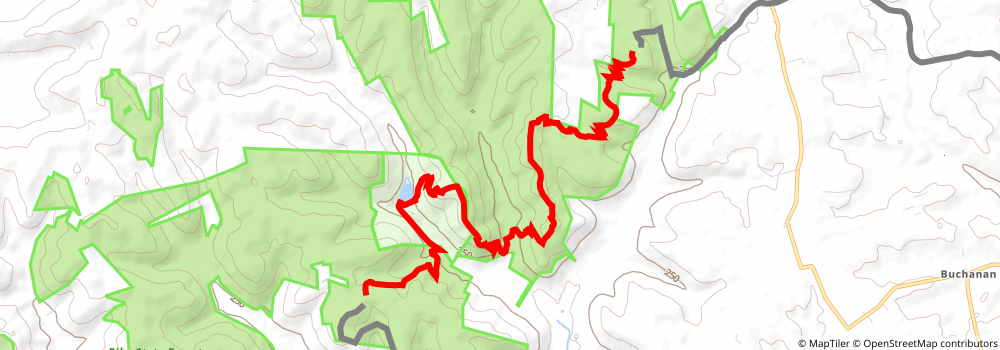 American Discovery Trail South Route stage 66 Map