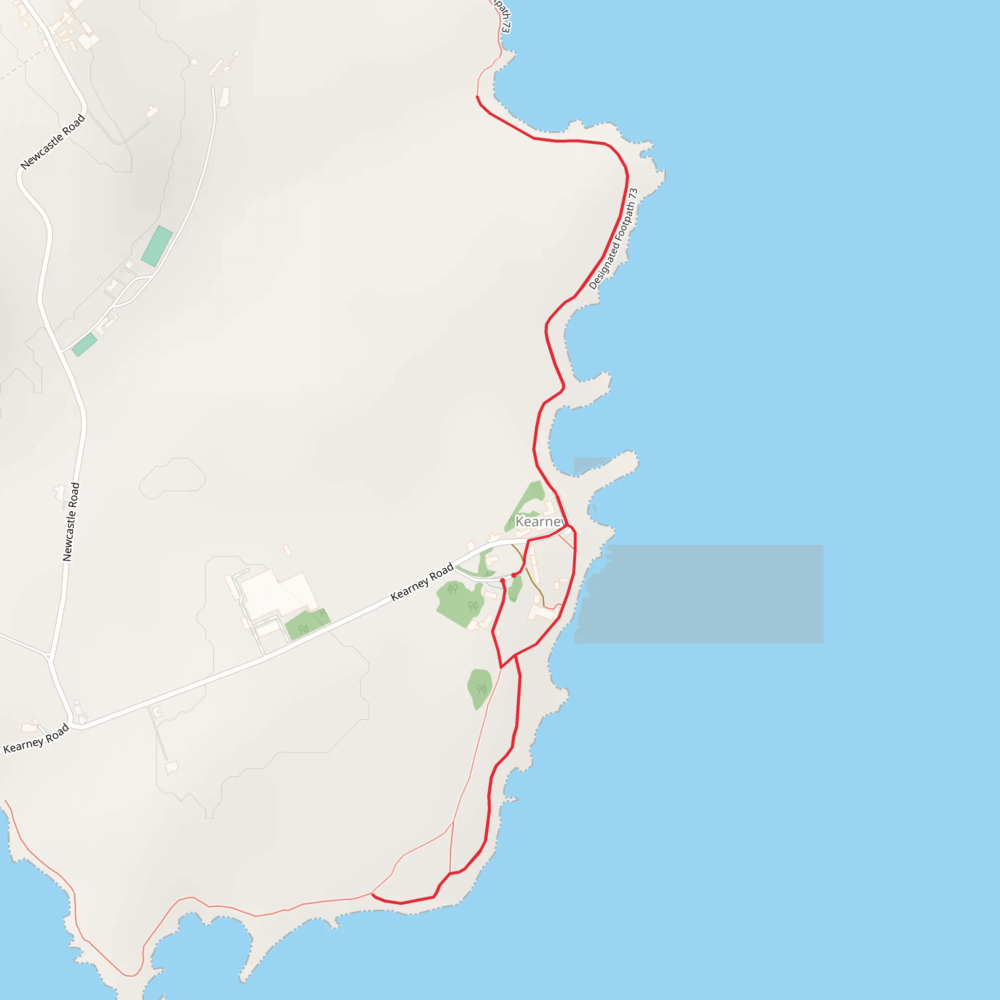 Kearney Walk mobile static map