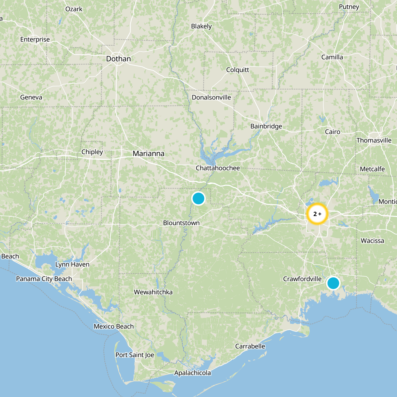 Liberty County Static Map