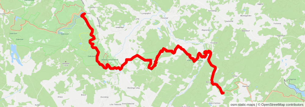 Skåneleden 3 stage 3 Map