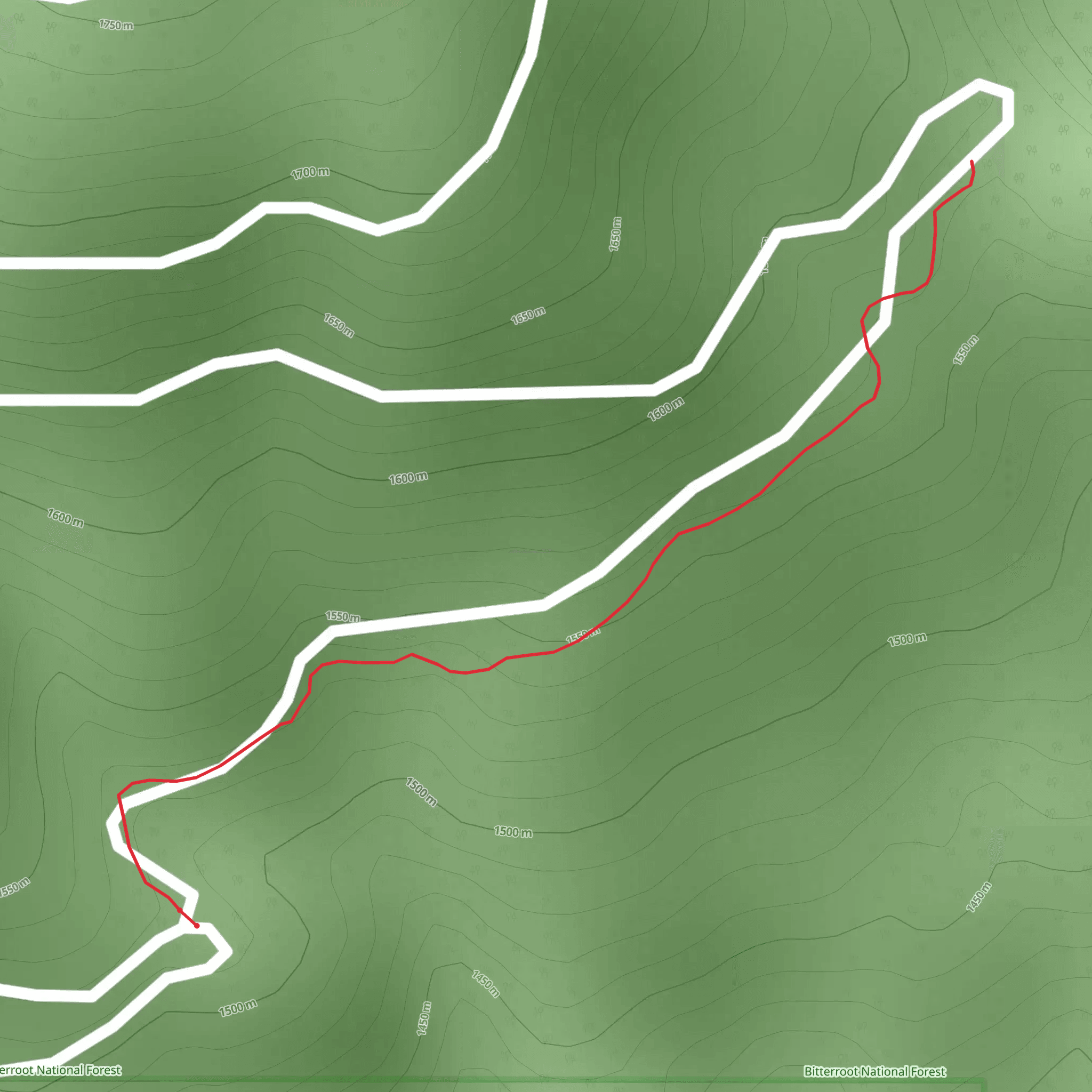 Gemmel - Nelson Creek Trail mobile static map