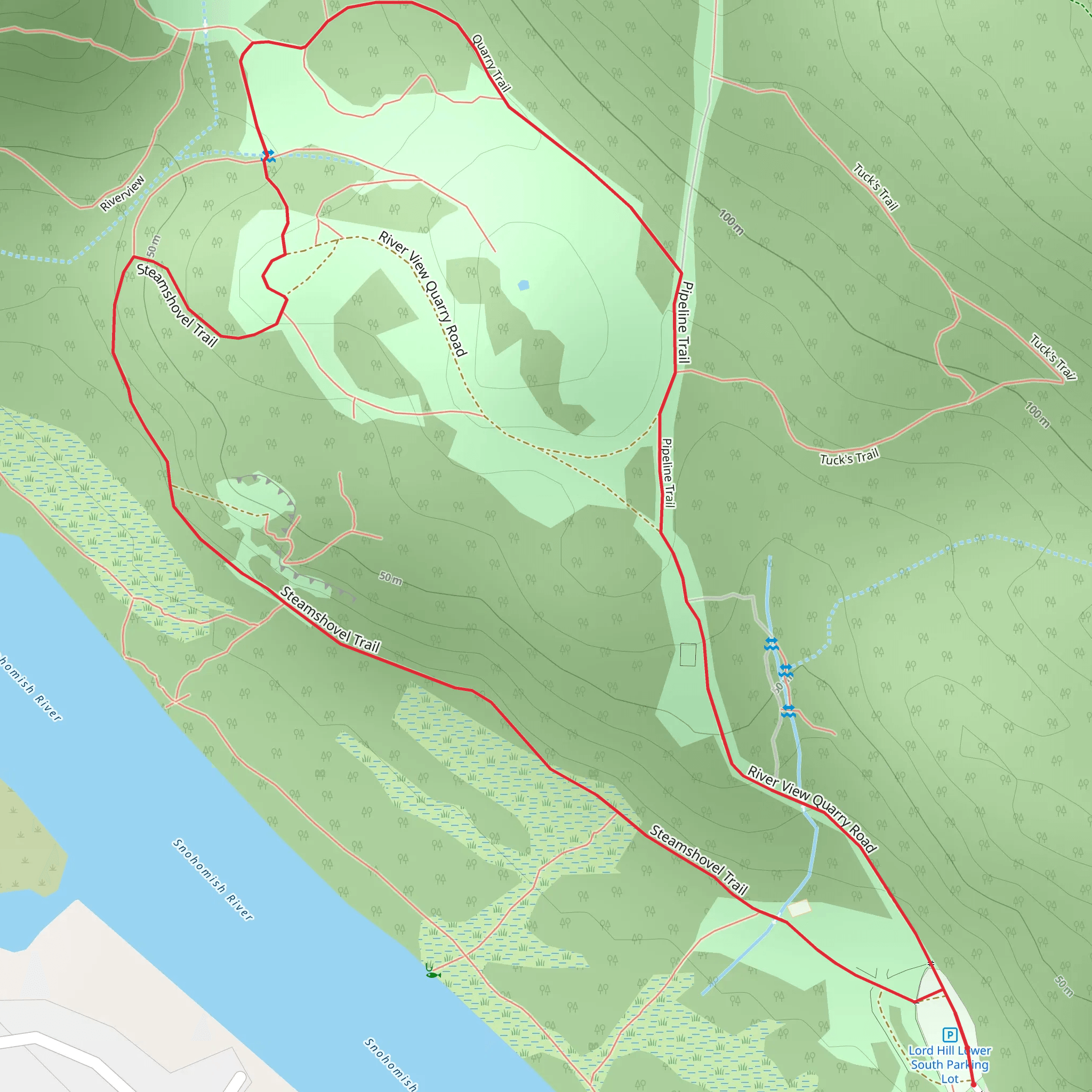 Quarry Loop mobile static map