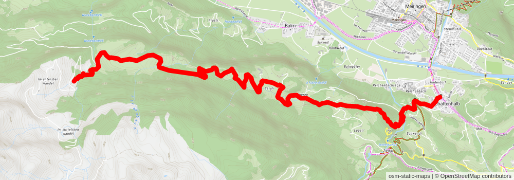 Wanderung Hochmoor stage 2 Map