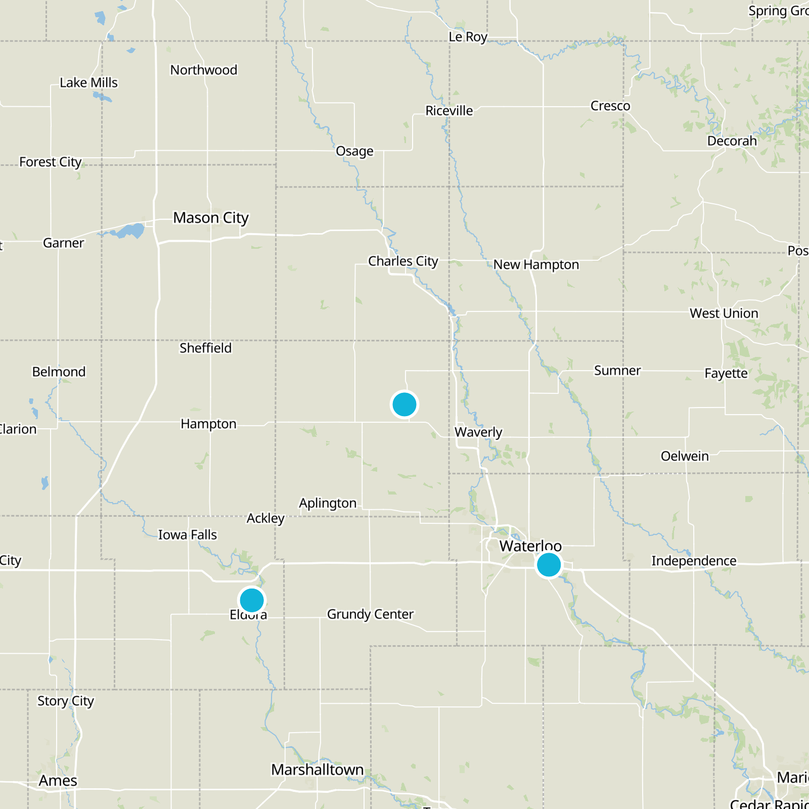 Butler County Static Map
