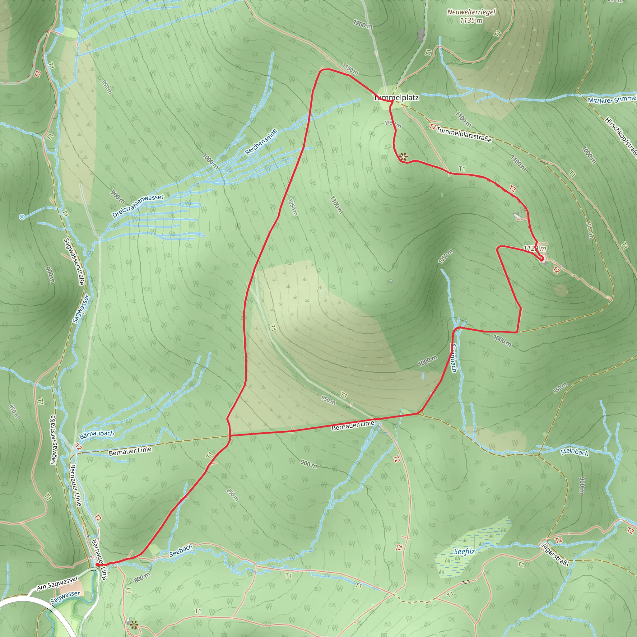 Großalmeyerschloß and Kleinalmeyerschloß Loop via Arnika mobile static map