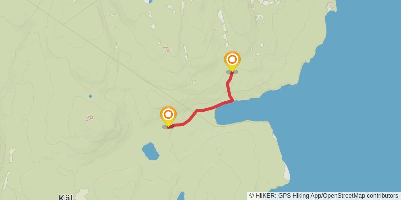 The High Coast Trail alt 4 Map