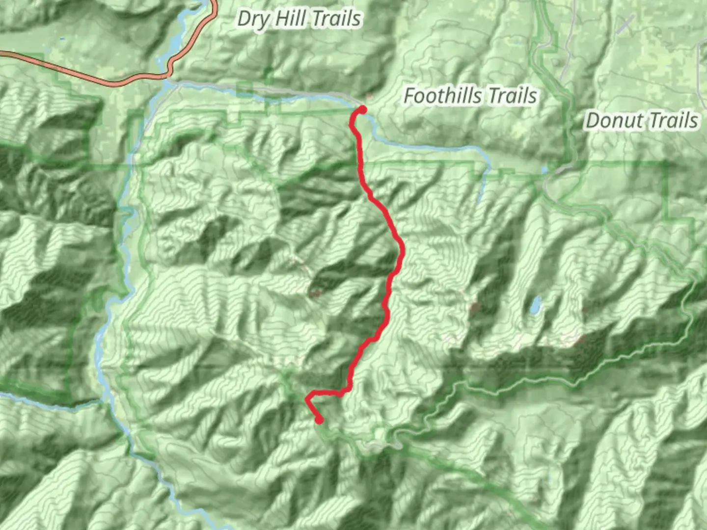 An image depicting the trail Little River Trail and its surrounding area.