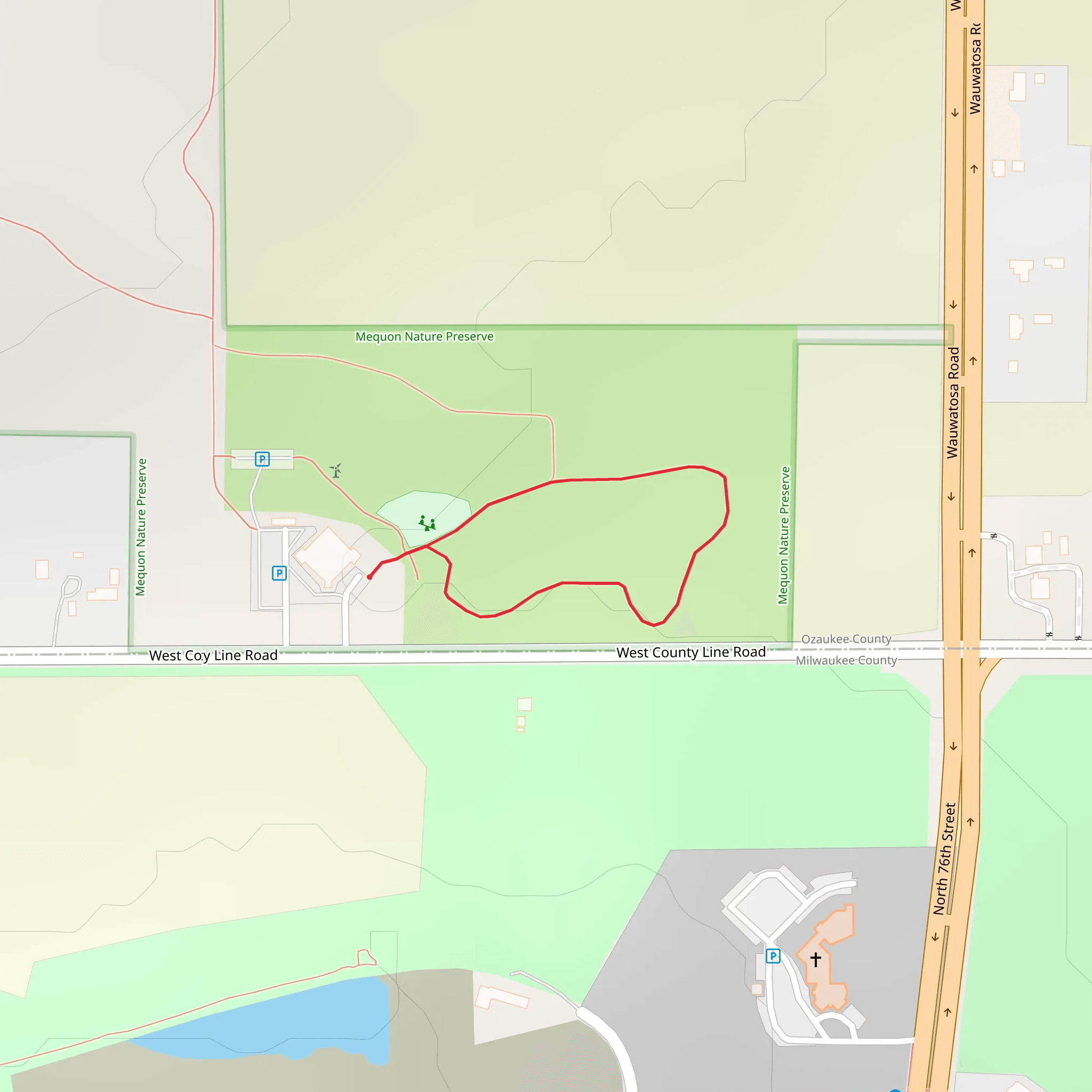 West County Line Loop mobile static map