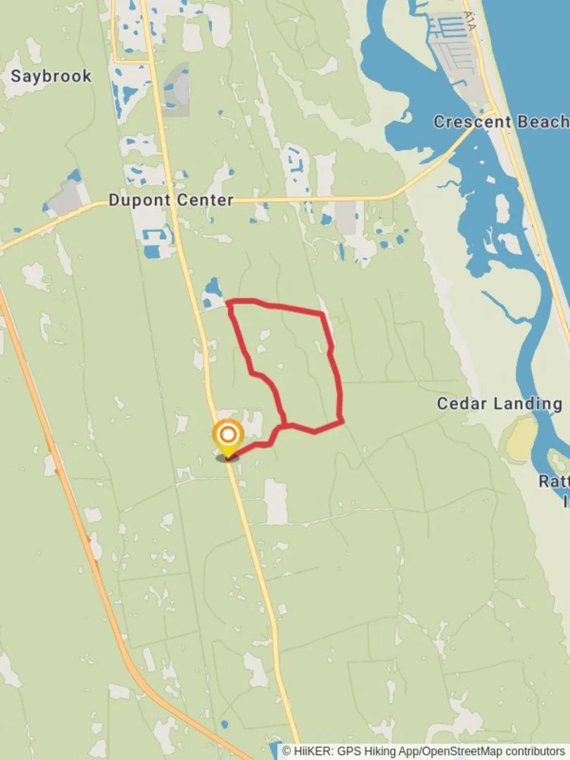 An image depicting the trail Godwin Road Loop and its surrounding area.