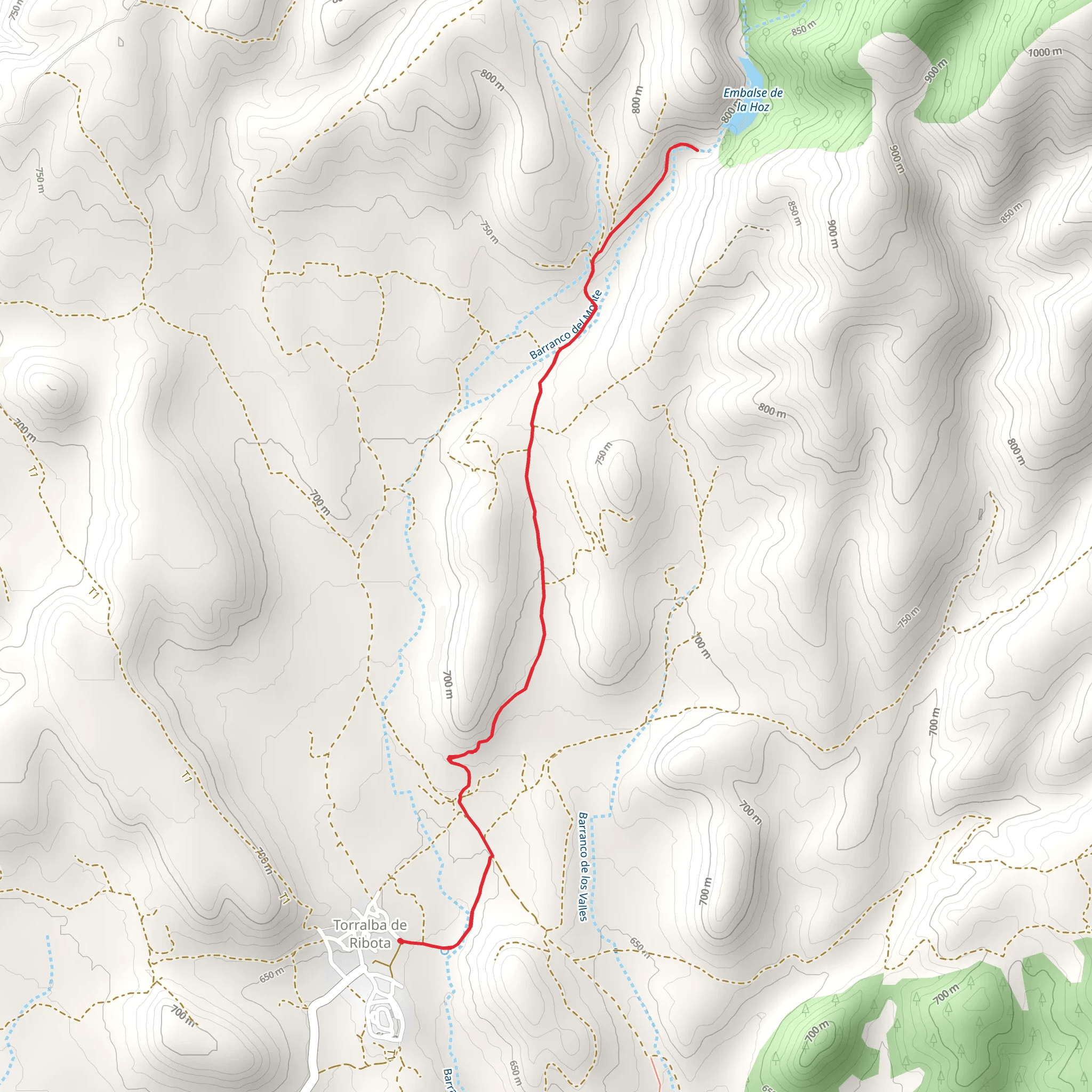 Torralba de la Ribera - La Hoz Reservoir SL Z 65 mobile static map