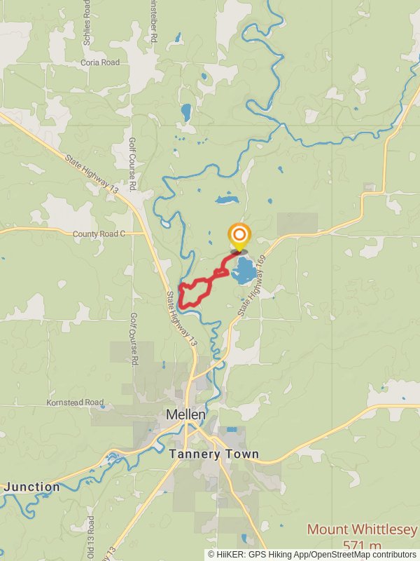 Red Granite Falls Loop Trail