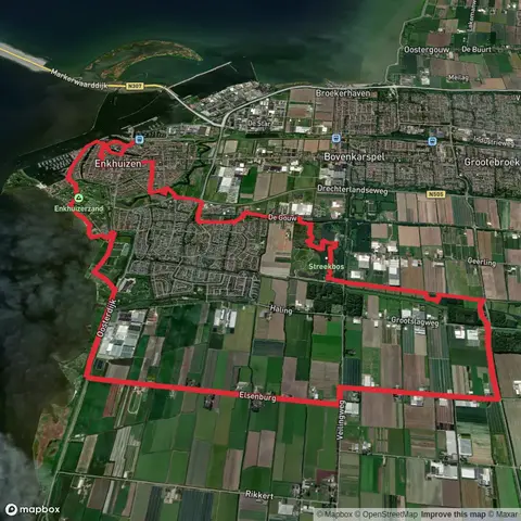 Oude Haven, Enkhuizen, Het Streekbos and Bezoekerscentrum Loop