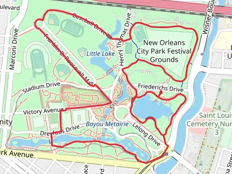 Big Lake and Festive Grounds Loop Path