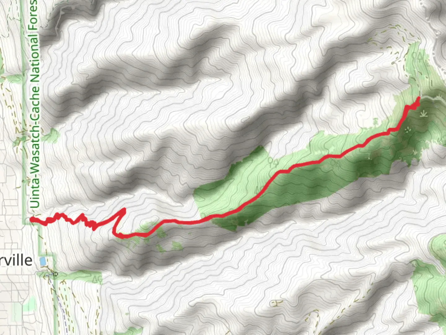 An image depicting the trail Parrish Creek Trail and its surrounding area.