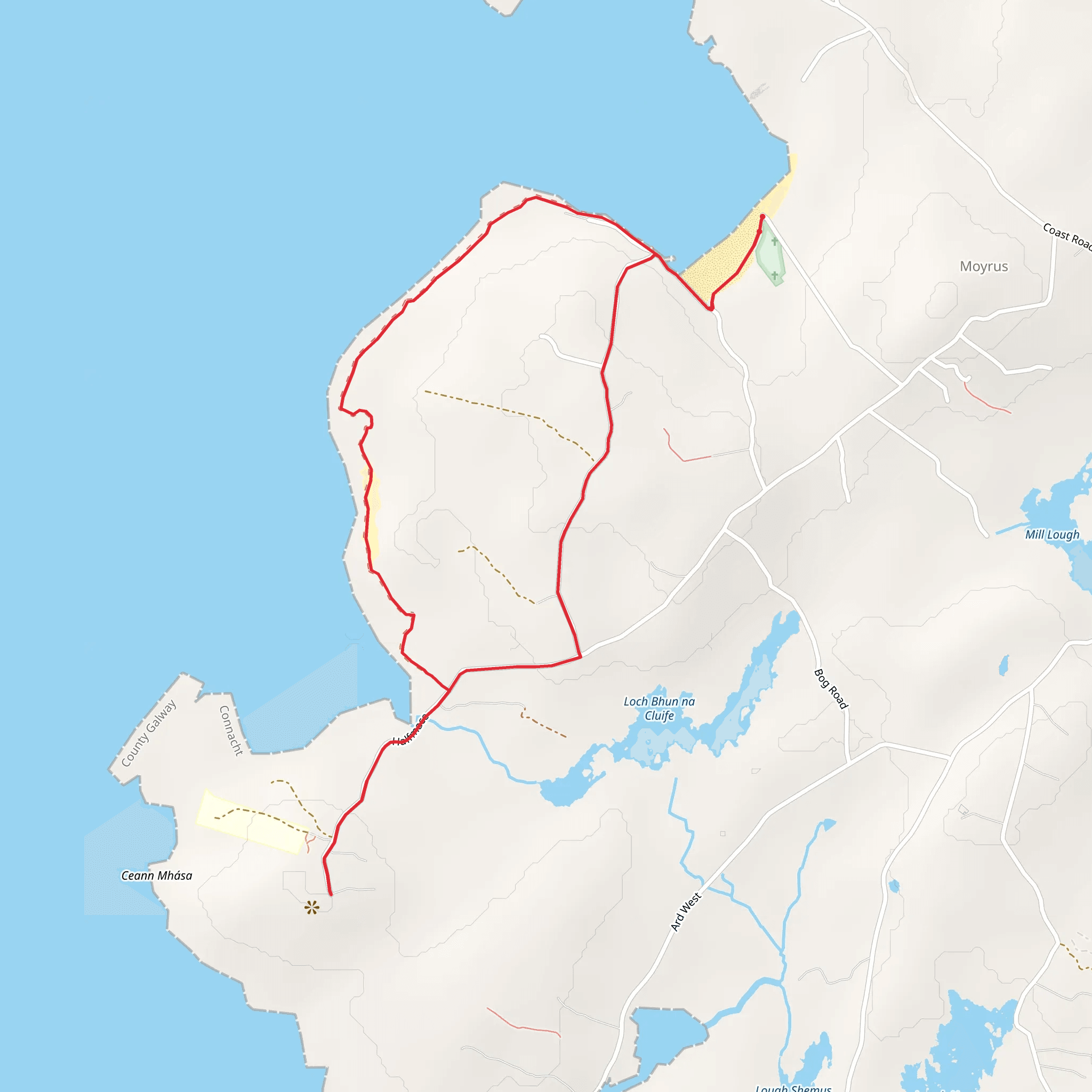 Luibin Mhairois mobile static map