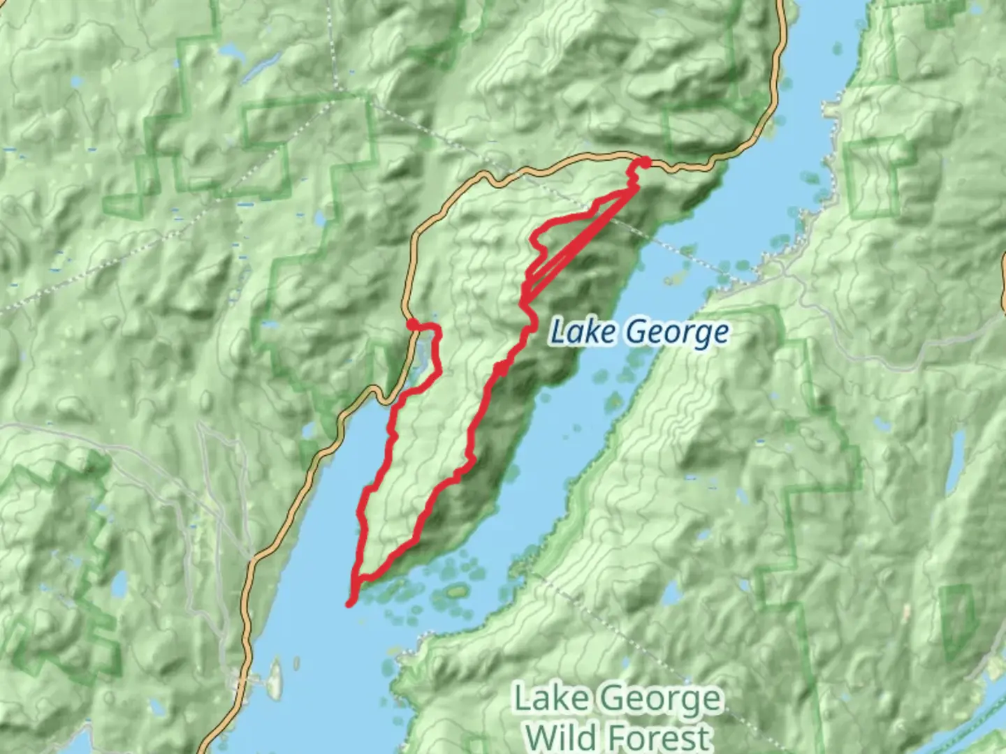 An image depicting the trail Tongue Mountain Range and Northwest Bay Trail and its surrounding area.